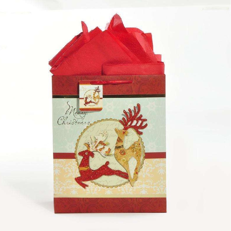 christmas holiday candy gift paper bag