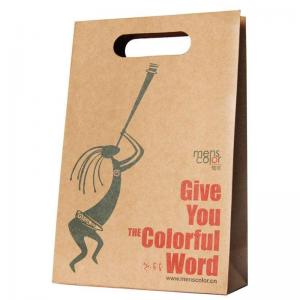 die cut handle paper present bag