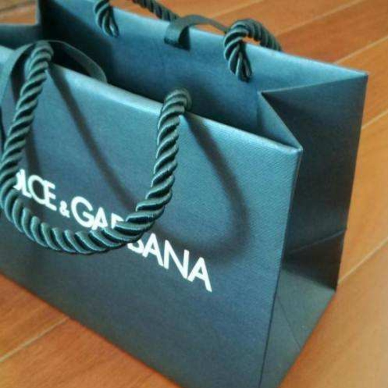 luxury paper textured promotion bags