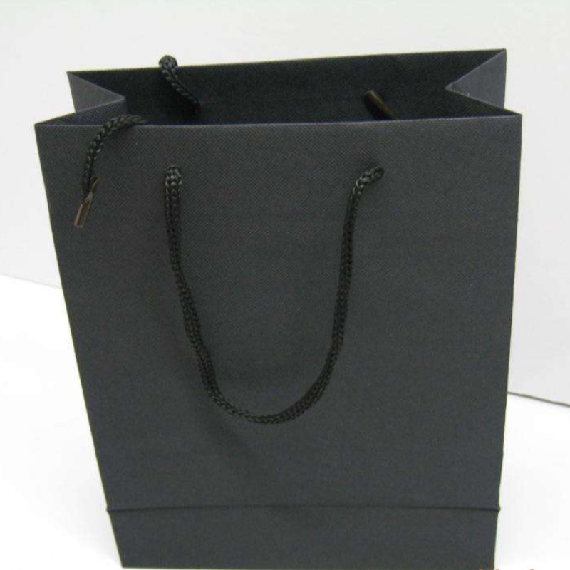 luxury paper textured promotion bags