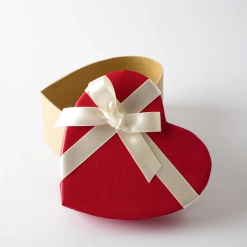 two pieces rigid box heart box hexagon box and round paper tube